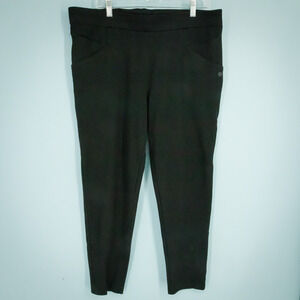 Betabrand Plus Size XXL Black Pull On Stretch Ankle Dress Yoga Leggings Pants